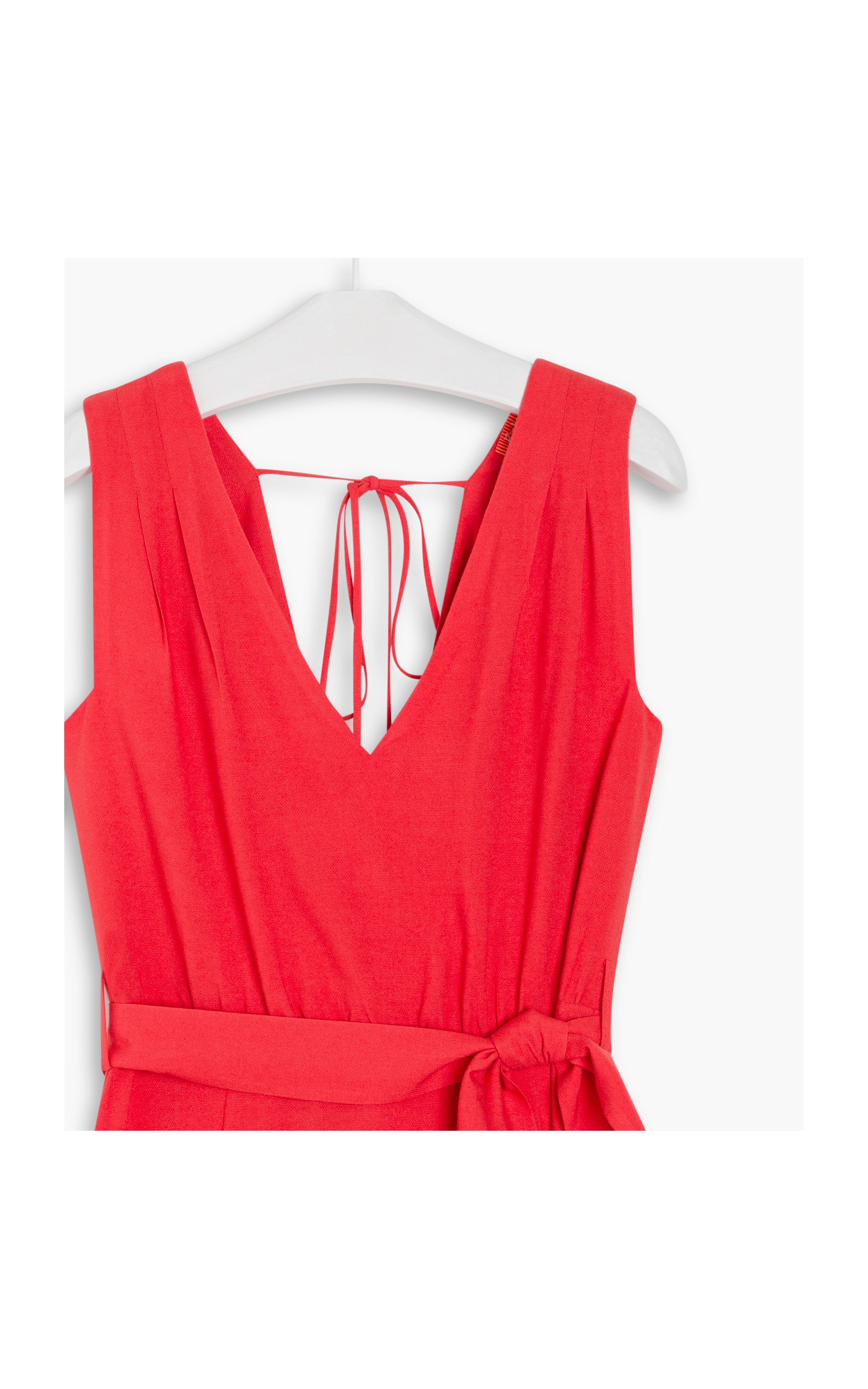 Vestido Wendy Viscose Liso Vermelho