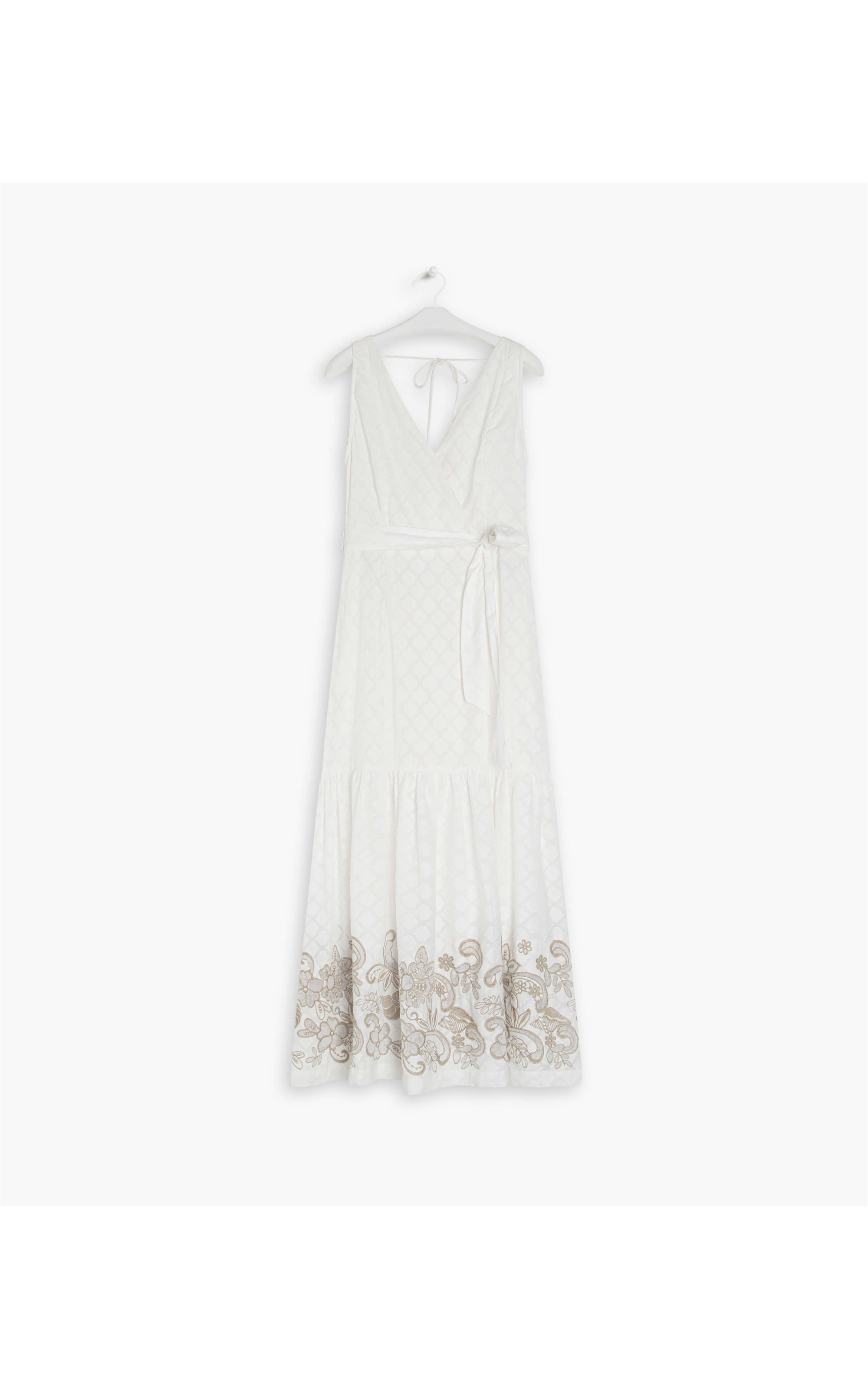  Vestido Willow Bordado Off White