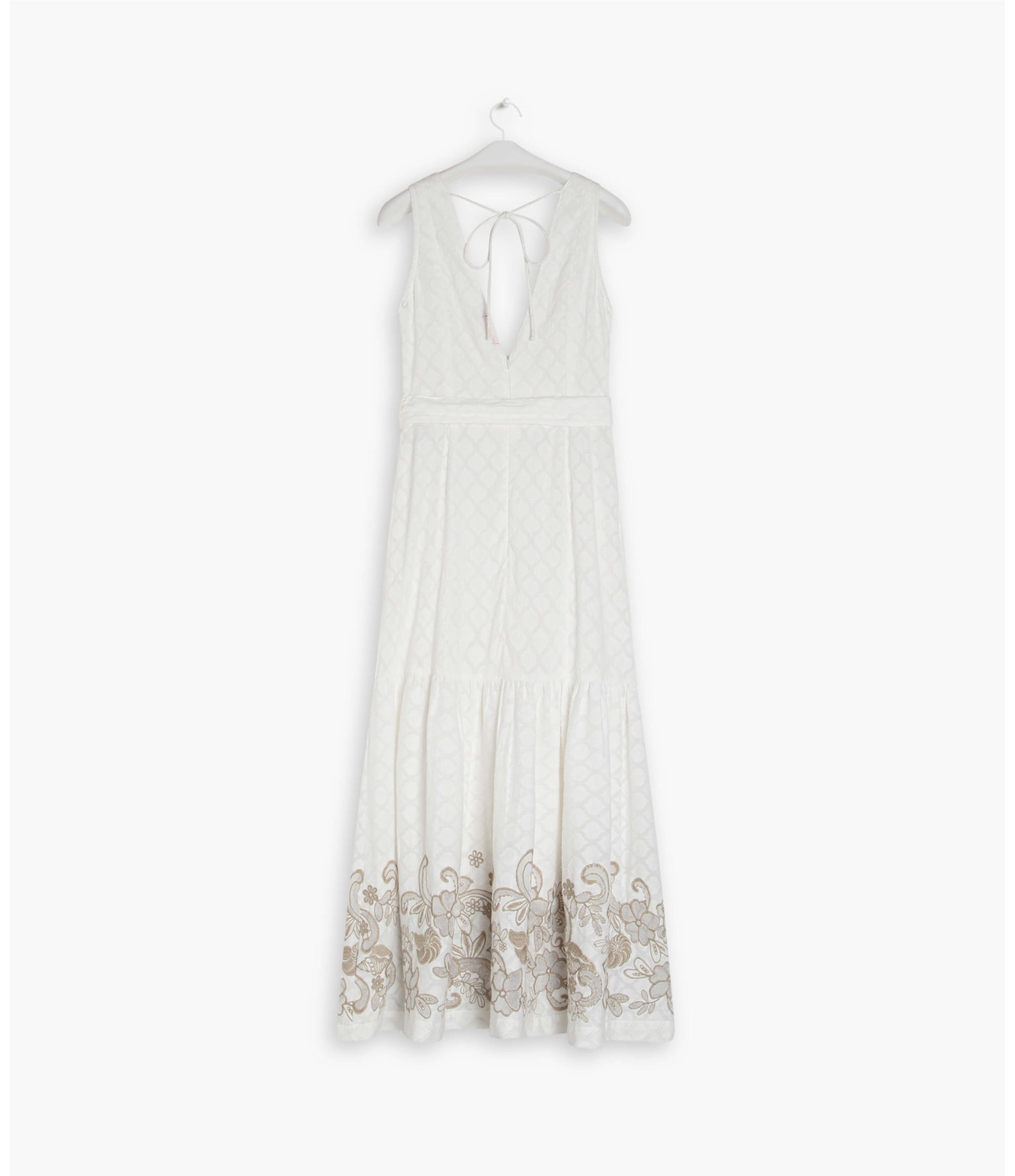  Vestido Willow Bordado Off White