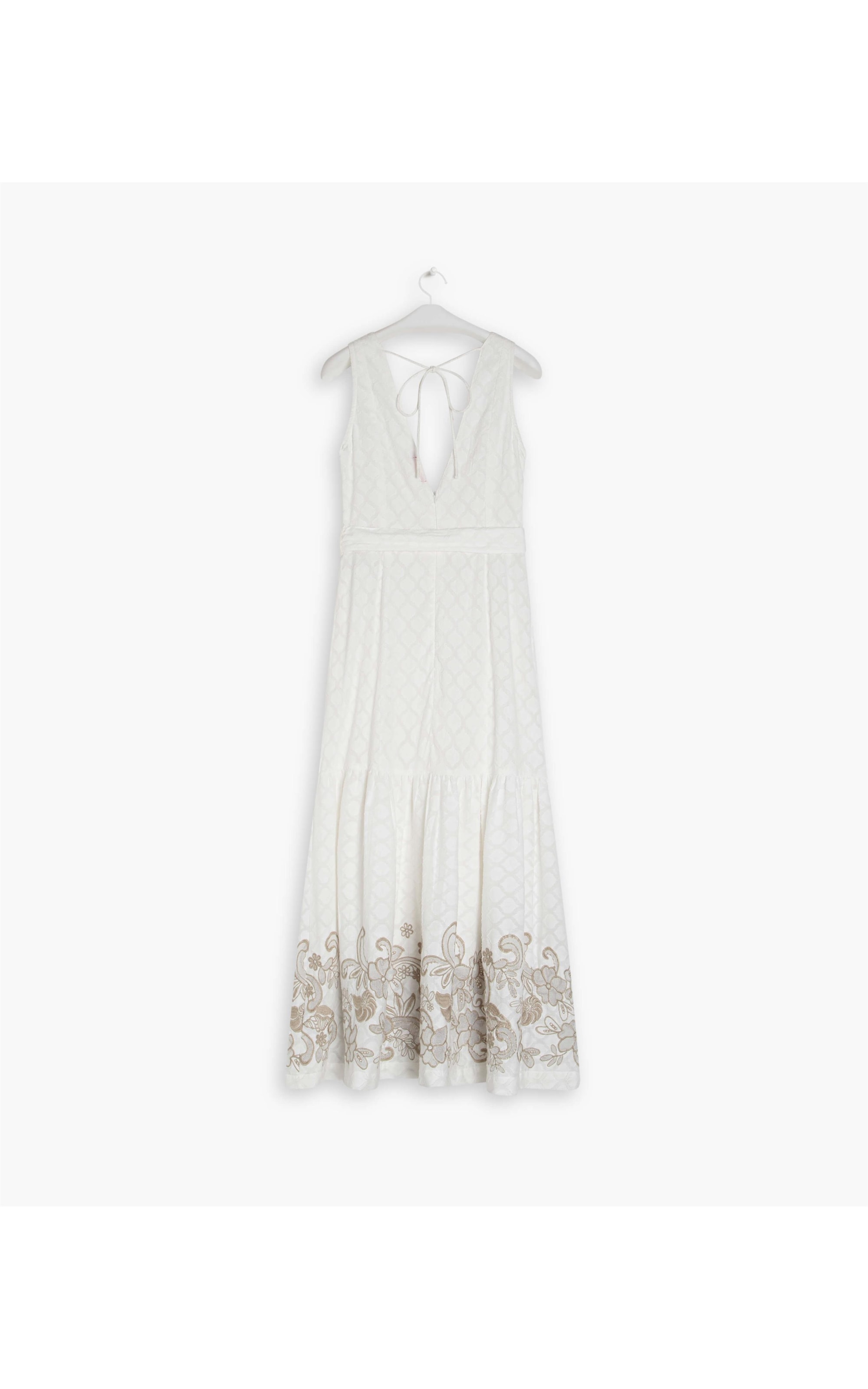  Vestido Willow Bordado Off White