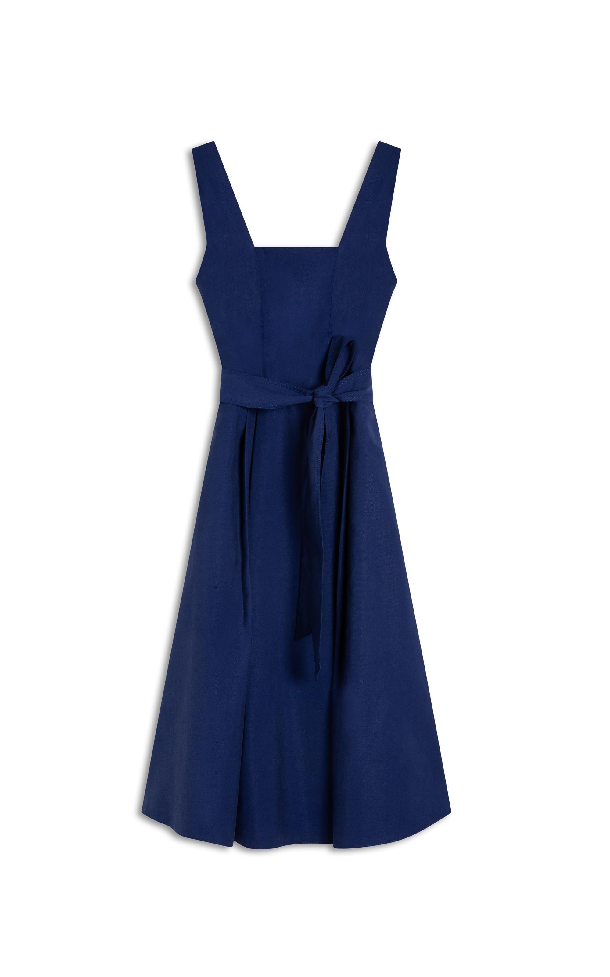 Vestido Zuri Liso Marinho