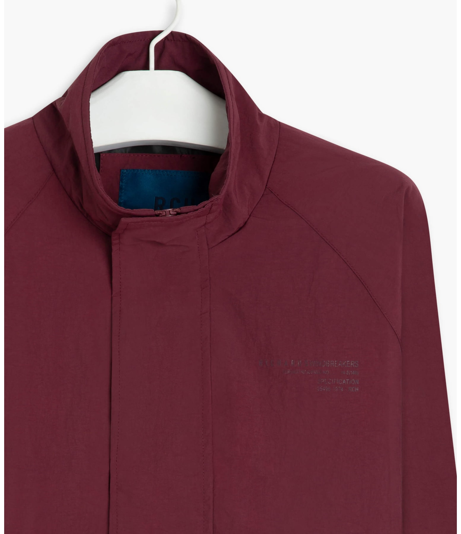 Windbreaker Manga Raglan Bordeaux