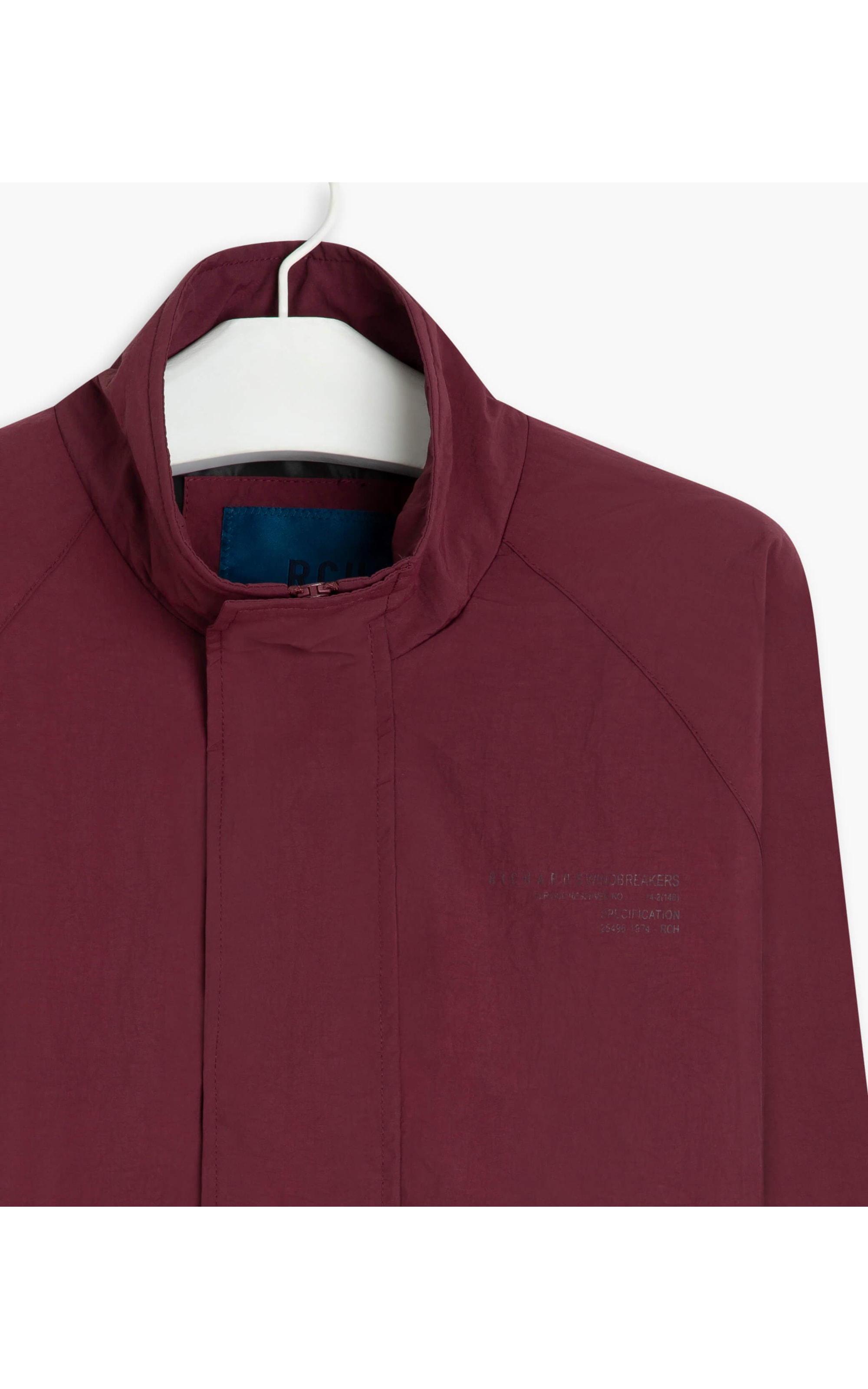 Windbreaker Manga Raglan Bordeaux