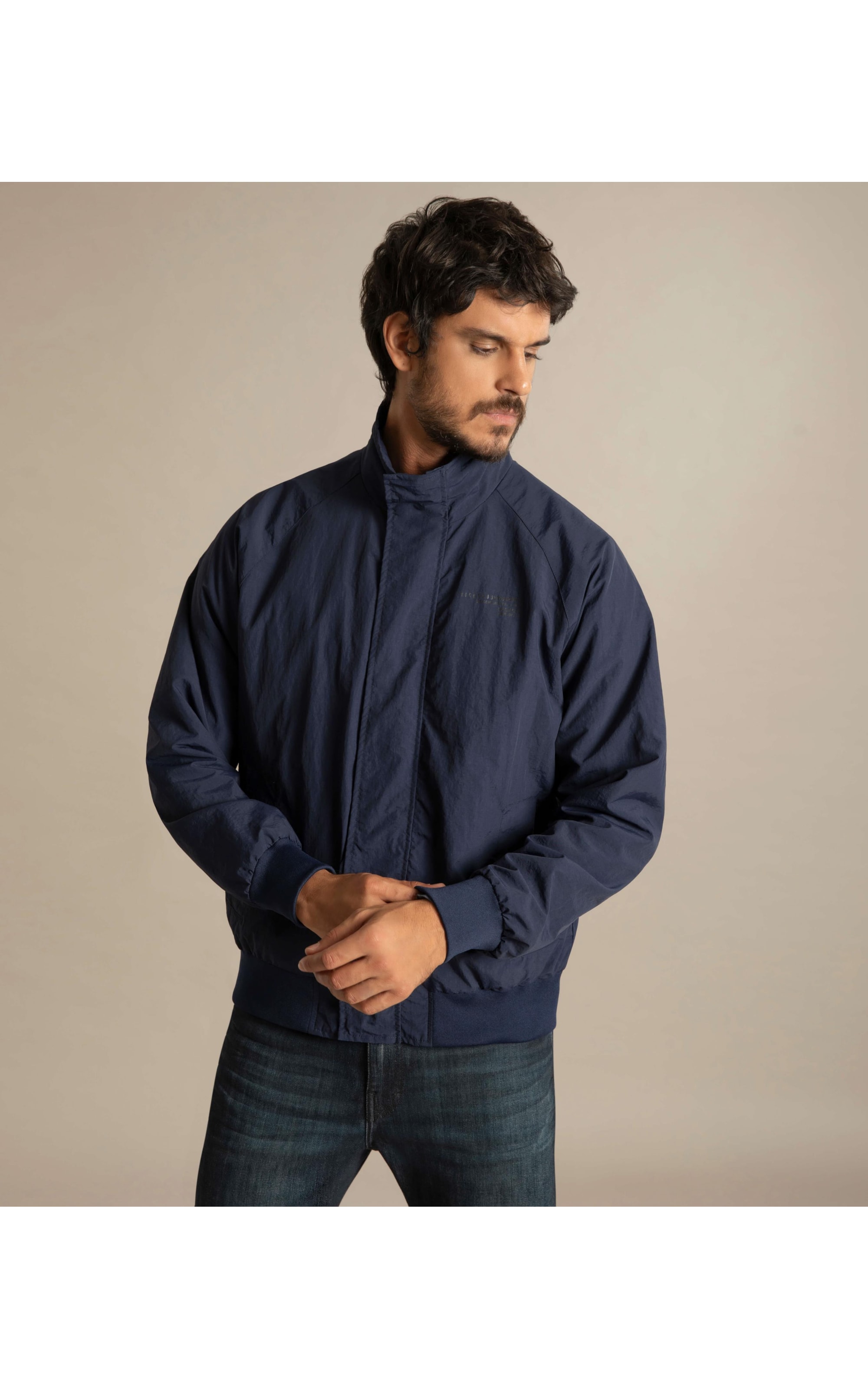 Windbreaker Manga Raglan Purple Blue