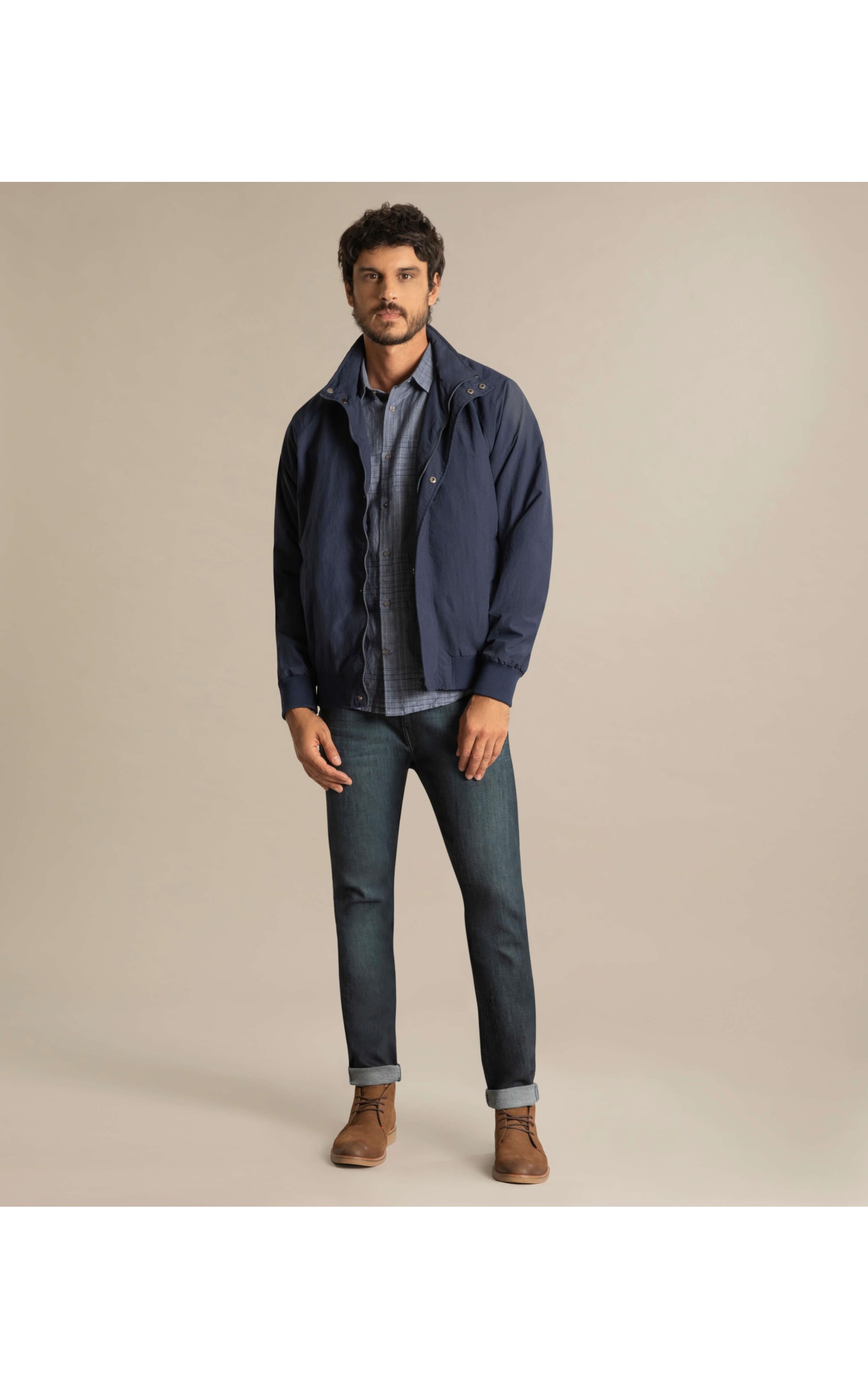 Windbreaker Manga Raglan Purple Blue